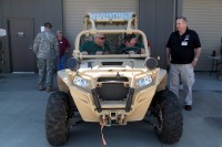 Veterans of the 5th Special Forces Group (Airborne), were able to get a first hand look at equipment that Soldiers of the 5th SFG(A) currently use during the 54th Reunion on Sept. 18, 2015.