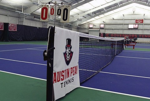 Austin Peay Men's Tennis matches set for Sunday, January 24th cancelled due to bad weather. (APSU Sports Information)