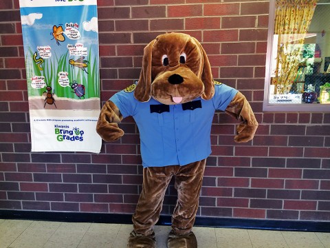 Montgomery Conty School Resource Officers Division's new Mascot “Copper the K-9”