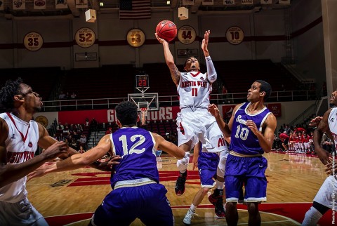 Austin Peay Men's Basketball get 91-64 win over Sewanee Thursday night. (APSU Sports Information)