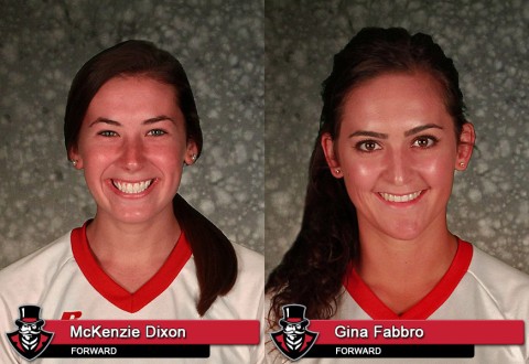 APSU Soccer's McKenzie Dixon and Gina Fabbro