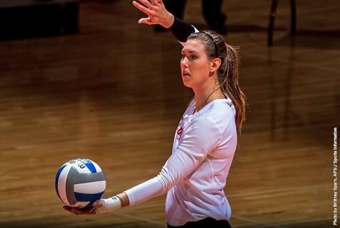 Austin Peay's Aubrey Marsellis had four kills, 18 assists, nine digs and two blocks in the loss to Murray State. (APSU Sports Information)