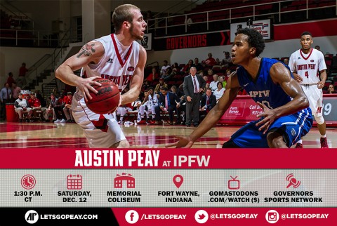 Austin Peay Men's Basketball are on the road Saturday for rematch with IPFW. (APSU Sports Information)