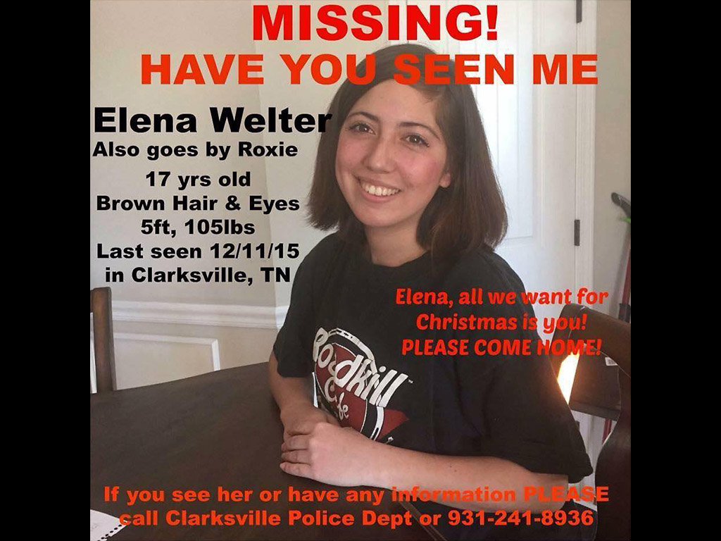 Clarksville Police request Public Assistance locating Missing Child Elena Welter