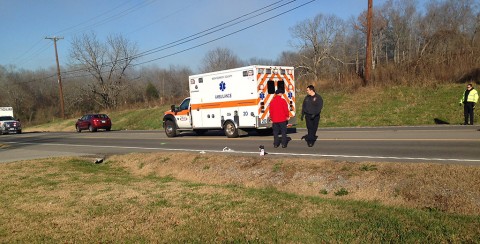 Pedestrian stuck on Highway 41A South Bypass Saturday morning. (CPD)