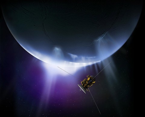 An exciting chapter of space exploration history will come to a close as NASA's Cassini spacecraft makes its final close flyby of Saturn's active, ocean-bearing moon Enceladus. (NASA/JPL-CalTech)