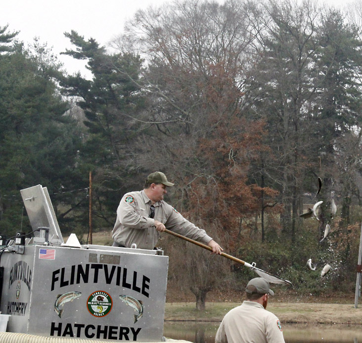 Tennessee Wildlife Resources Agency continues Winter Trout Stocking