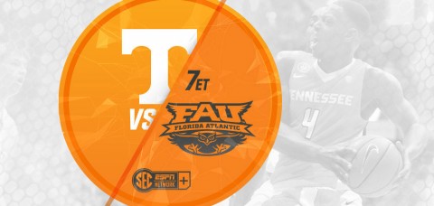 Tennessee Men's Basketball plays Florida Atlantic at home Wednesday night. (UT Athletics Department)