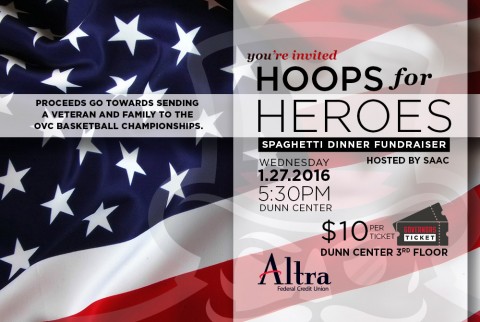 Austin Peay Hoops for Heroes Spaghetti Dinner Fundraiser. (APSU Sports Information)