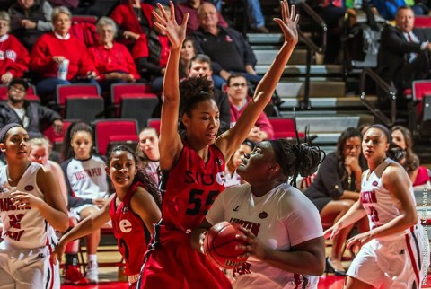 Austin Peay Women's Basketball loses 72-61 to SIUE Wednesday night at the Dunn Center. (APSU Sports Information)