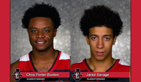 APSU's Chris Porter-Bunton and Jared Savage. (APSU Sports Information)