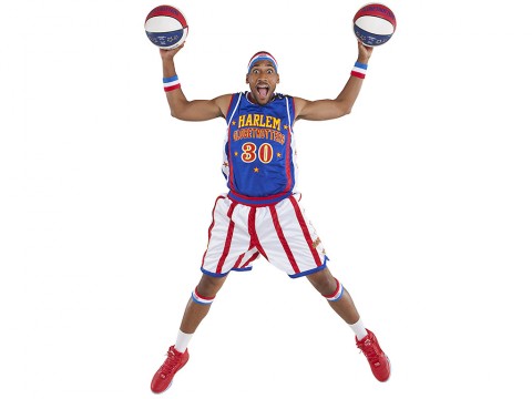 Harlem Globetrotters' Zeus McClurkin