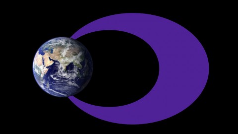 (Illustration) At the highest electron energies measured — above 1 megaelectron volt (Mev) — researchers saw electrons in the outer belt only. (NASA Goddard/Duberstein)