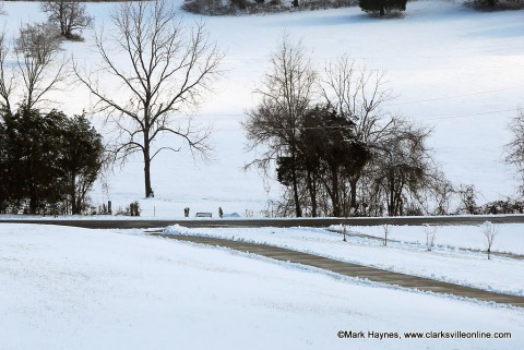 Clarksville Street Department has cleared all major roads. They are now focusing on residential areas.