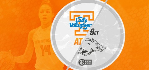 The #13/15 UT Lady Vols (11-4, 2-1 SEC) travel to Arkansas (6-10, 1-2 SEC) for a Thursday night game. Tipoff is slated for 8:05pm CT/9:05pm ET, and the game will be broadcast on the SEC Network and available online via WatchESPN. (UT Athletics Department)