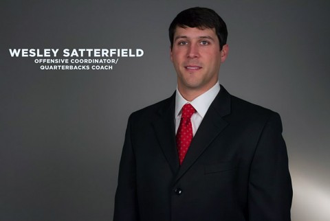 Austin Peay Football offensive coordinator and quarterbacks coach Wesley Satterfield. (APSU Sports Information)