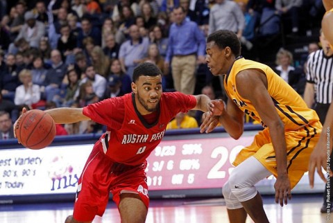 Austin Peay Men's Basketball rallies in final seconds to get 76-73 win at Murray State Saturday night. (APSU Sports Information)