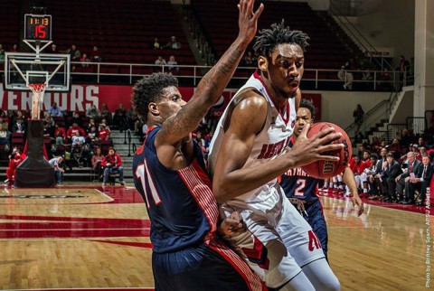 Austin Peay's Chris Horton scored 19 points along with 11 rebounds for his 21st double-double in loss to UT Martin. Horton also had 5 blocked shots. (APSU Sports Information)