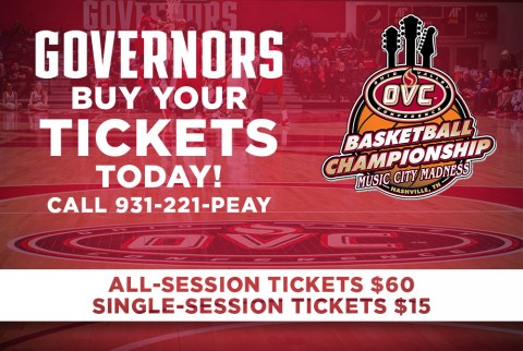 Austin Peay Ticket Office has OVC Tournament tickets on sale now. (APSU Sports Information)