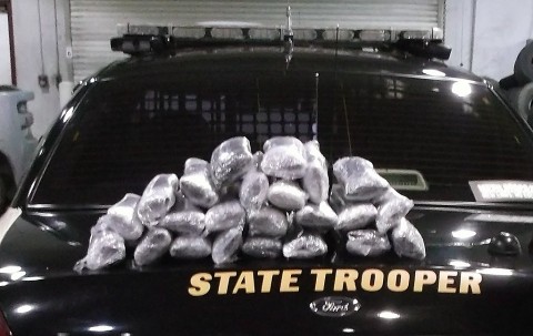 Crystal Meth seized by Trooper Scott on Interstate 40 in Knox County.