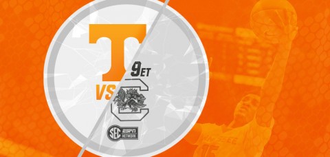 Tennessee Men's Basketball at South Carolina. Tip off is set for 9:00pm ET/8:00pm CT on the SEC Network. (UT Sports Information)