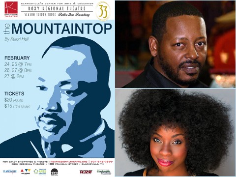 "The Mountaintop" at the Roxy Regional Theatre stars Phillip Bernard Smith and Mariah Sade Ralph.