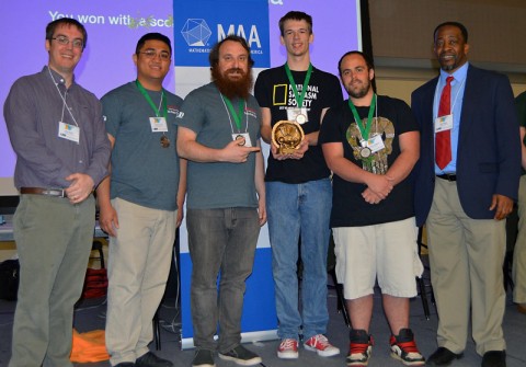 (L to R) Dr. Nick Kirby, Anthony Thai, Paul Watkins, Scott Howard, Thomas Clayborne and Dr. Ben Ntatin.