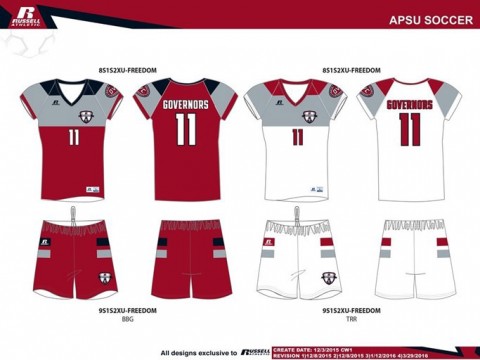 APSU Soccer Uniforms