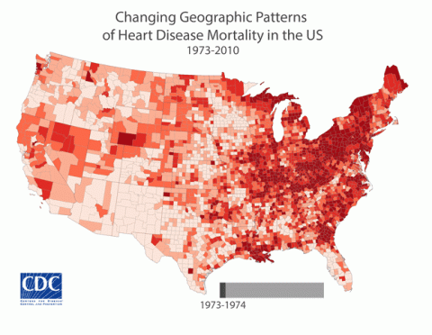 CDC Heart Disease Mortality