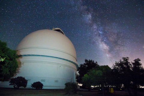 The CHIMERA instrument is located at the Hale Telescope at the Palomar Observatory near San Diego, California. (Gregg Hallinan)