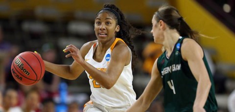 Tennessee Women's Basketball overcomes early 8-point deficit to advance to NCAA Tournament Second Round. (UT Athletics Department)