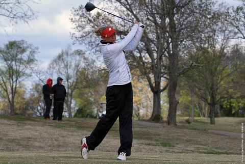 Austin Peay Women's Golf's Jessica Cathey sits in second place after two rounds in Jan Weaver Invitational. (APSU Sports Information)