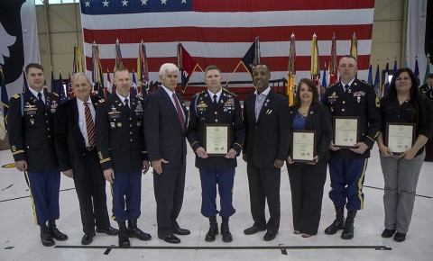 The newest members of the 502nd Infantry Regiment are all smiles during an induction ceremony, here, March 24, 2016. (Staff Sgt. Terrance D. Rhodes, 2nd Brigade Combat Team, 101st Airborne Division (Air Assault) Public Affairs) The newest members of the 502nd Infantry Regiment are all smiles during an induction ceremony, here, March 24, 2016. (Staff Sgt. Terrance D. Rhodes, 2nd Brigade Combat Team, 101st Airborne Division (Air Assault) Public Affairs)
