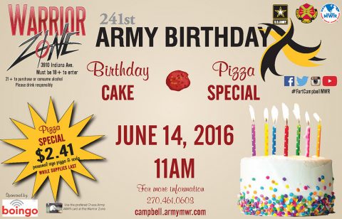 2016 Warrior Zone Army Birthday