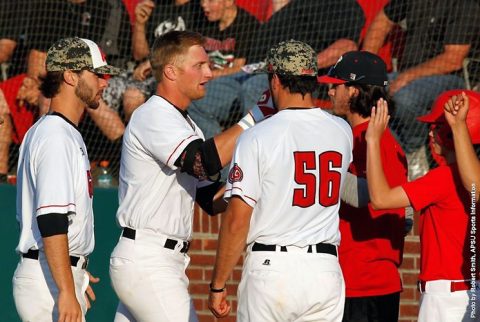 Austin Peay Baseball defeats UT Martin Skyhawks at Raymond C. Hand Field Friday night, 8-3. (APSU Sports Information)