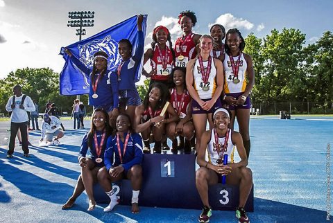 Austin Peay Lady Govs Outdoor Track and Field nabs third placed in Nashville at OVC Championships. (APSU Sports Information)