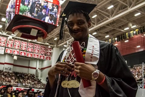 Thirty-seven Austin Peay Athletes participate in Spring 2016 Commencement exercises. (APSU Sports Information)