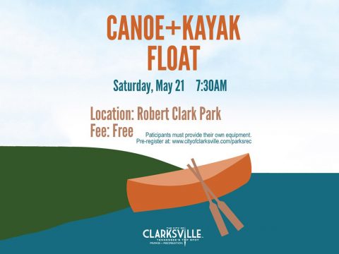 Clarksville Parks and Recreation to hold Canoe + Kayak Float on May 21st