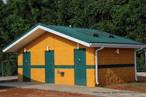 New restroom facilities at Edith Pettus Park.