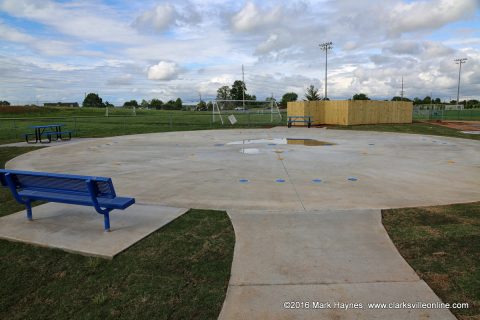 New Splash Pad at Heritage Park.