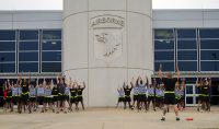 Sgt. 1st Class. David M. Taylor, a recent Master Fitness Trainer course graduate with the 101st Airborne Division Sustainment Brigade, 101st Airborne Division, conducts Physical Readiness Training drills in order to prepare his fellow senior noncommissioned officers for the four-mile run during backbone day at Fort Campbell, Ky., June 15, 2016. (Sgt. Neysa Canfield)