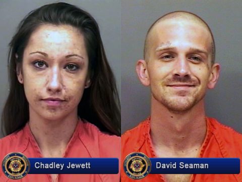 Chadley Jewett and David Seaman were arrested by for the robbery at the Sonic Drive-In on Riverside Drive in Clarksville, TN.