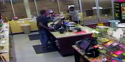 Clarksville Police asks for public help identifying the Robbery Suspect in this photo.