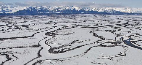 Even after the ground surface freezes in the fall, Alaskan soils can continue to emit carbon. (NOAA/Mandy Lindeberg) Even after the ground surface freezes in the fall, Alaskan soils can continue to emit carbon. (NOAA/Mandy Lindeberg)