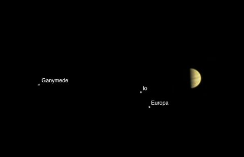 NASA's Juno spacecraft obtained this color view on June 28, 2016, at a distance of 3.9 million miles (6.2 million kilometers) from Jupiter. (NASA/JPL-Caltech/SwRI/MSSS) NASA's Juno spacecraft obtained this color view on June 28, 2016, at a distance of 3.9 million miles (6.2 million kilometers) from Jupiter. (NASA/JPL-Caltech/SwRI/MSSS)