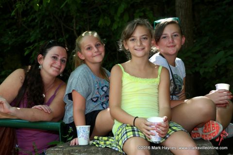 Young ladies enjoying Cooling at the Cave.