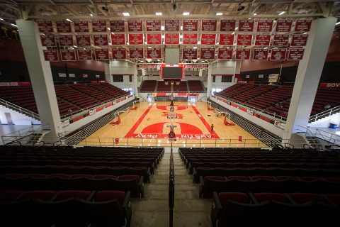 Austin Peay State University's Dunn Center court. (Taylor Slifko, APSU)