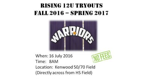 Clarksville Travel Ball team tryouts this Saturday, July 16th