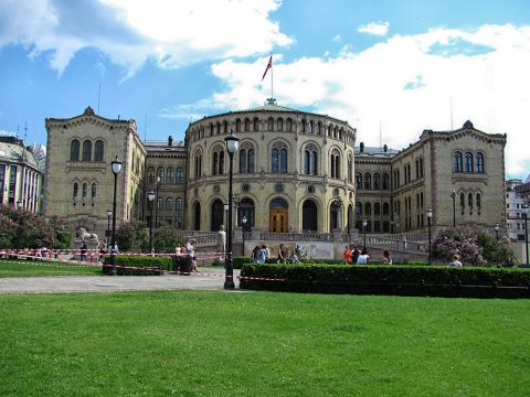 Parliament in Oslo, Norway. (Sean Hogan)