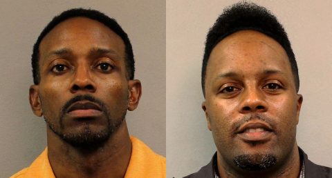 (L to R) Clinton Lewis and Andre Trice indicted for theft.